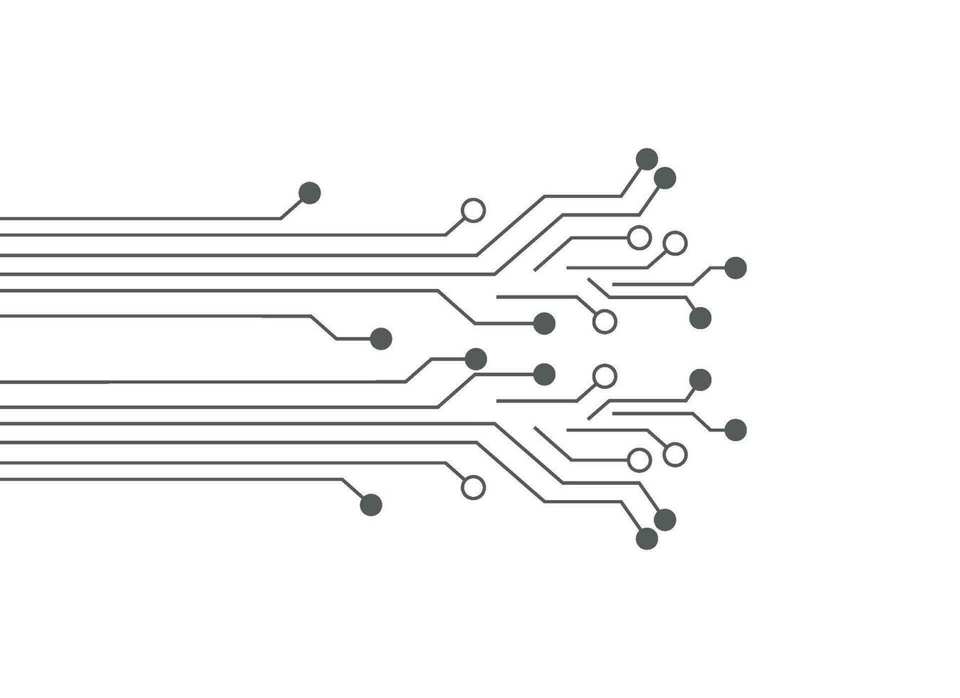Circuit illustration design vector