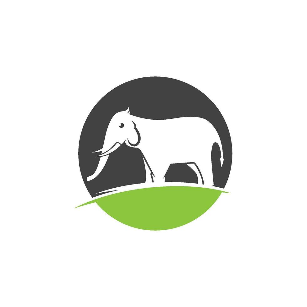 Elephant Logo Template icon vector