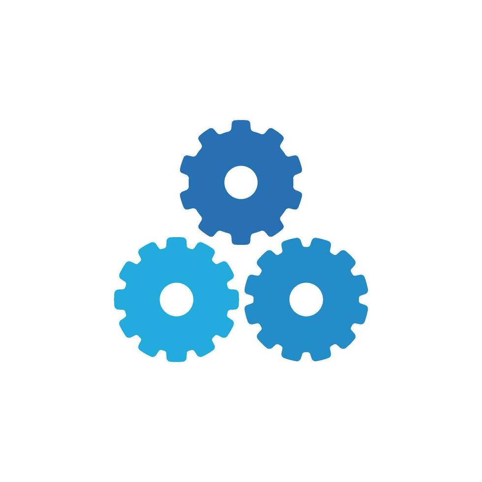 Gear vector icon illustration design