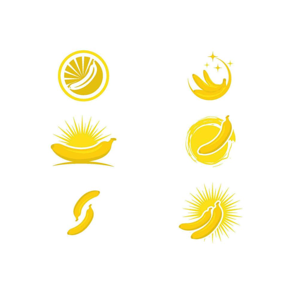 Banana vector icon illustration design