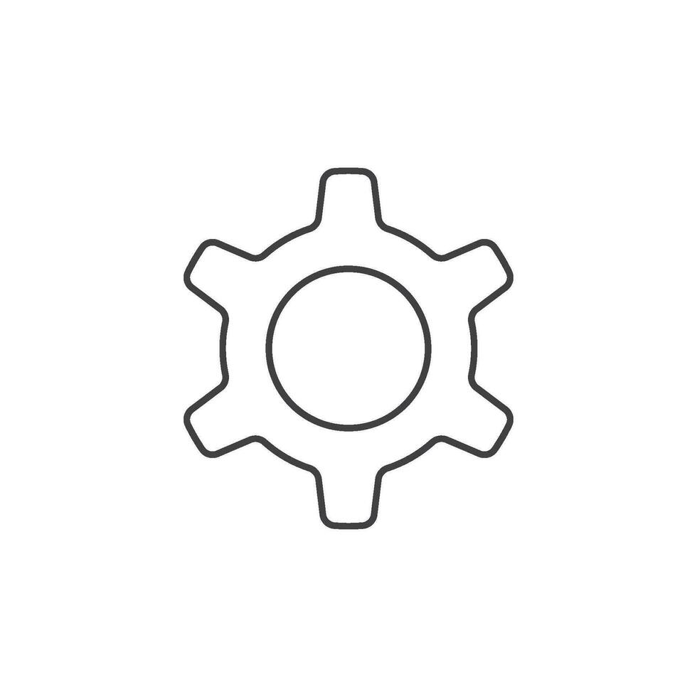 Gear vector icon illustration design