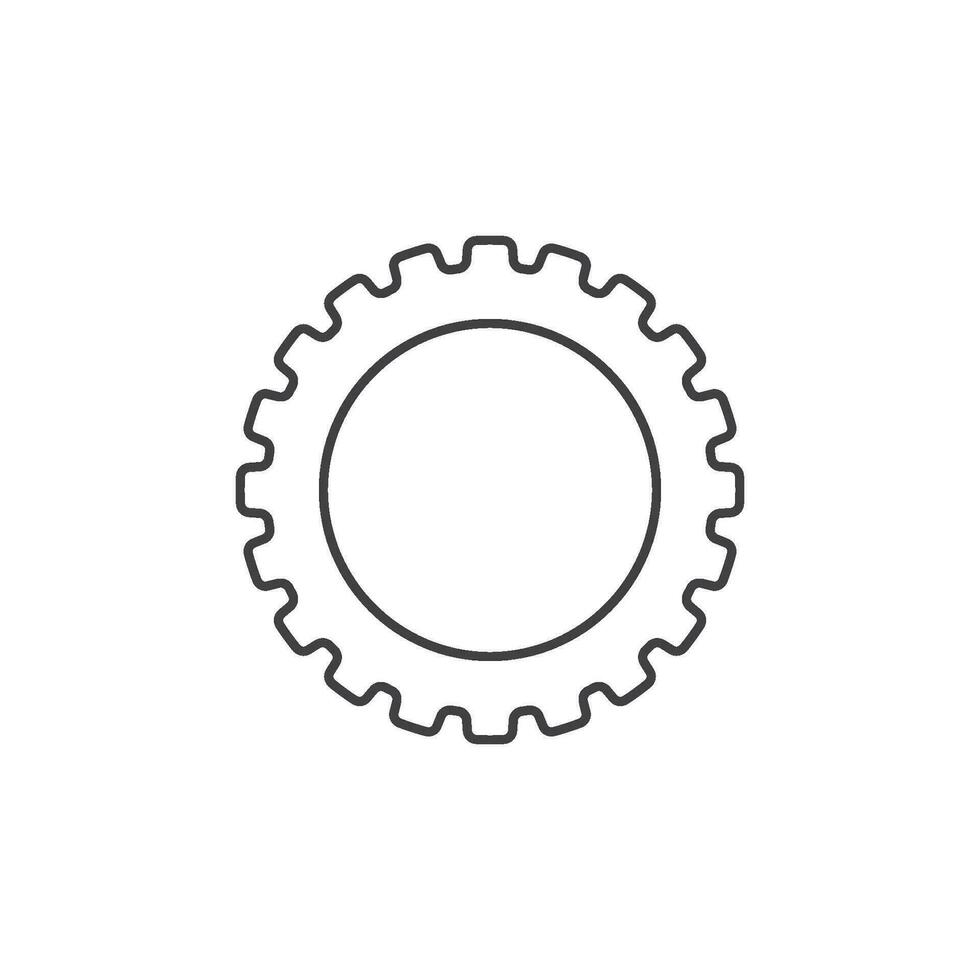 Gear vector icon illustration design
