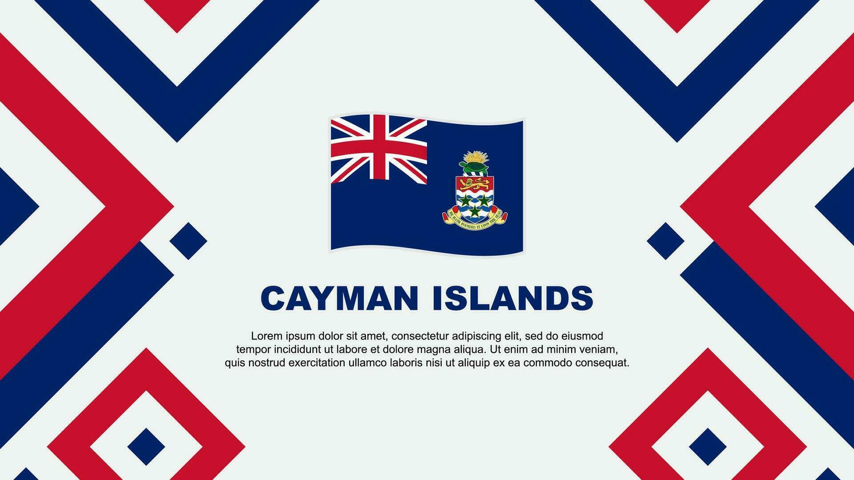 caimán islas bandera resumen antecedentes diseño modelo. caimán islas independencia día bandera fondo de pantalla vector ilustración. caimán islas modelo