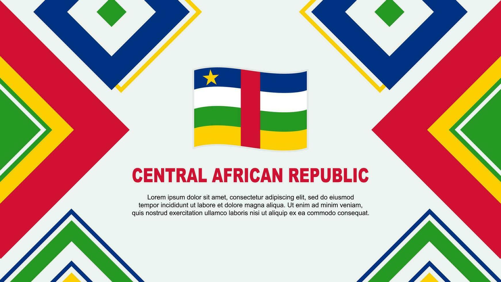 central africano república bandera resumen antecedentes diseño modelo. independencia día bandera fondo de pantalla vector ilustración. ilustración