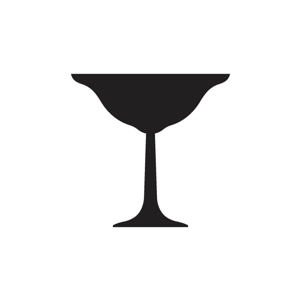 glass icon vector