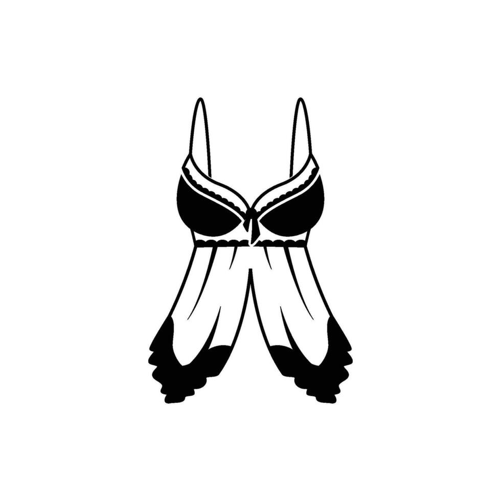 lingerie icon design vector