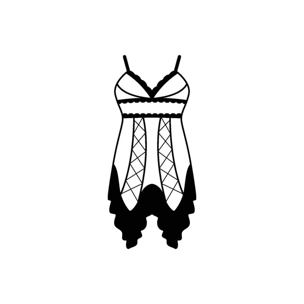 lingerie icon design vector