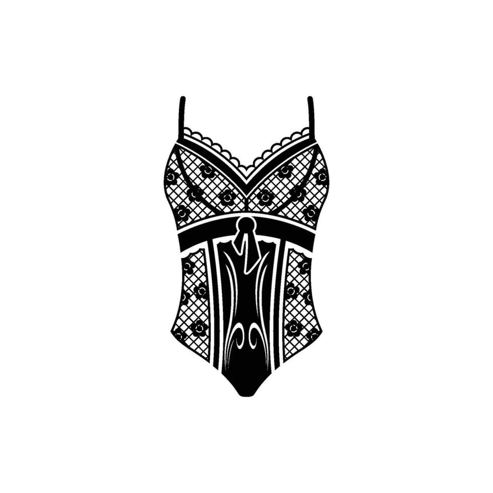 lingerie icon design vector