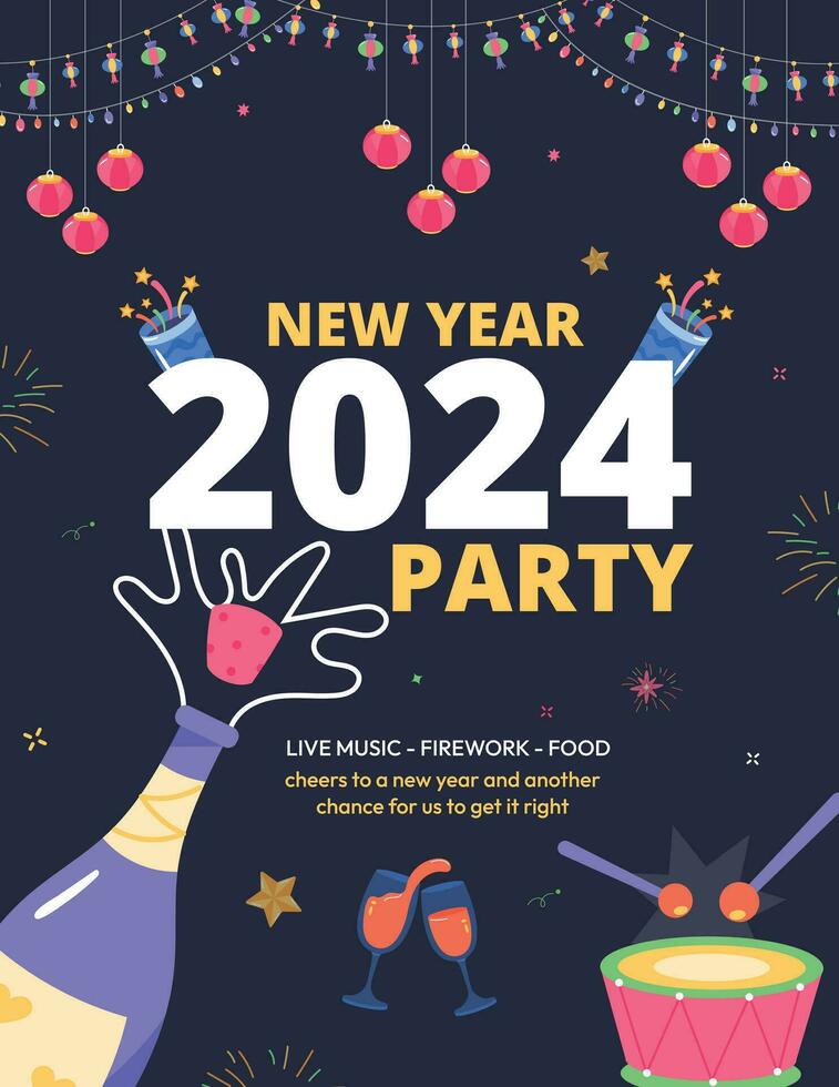 New Year Party vector