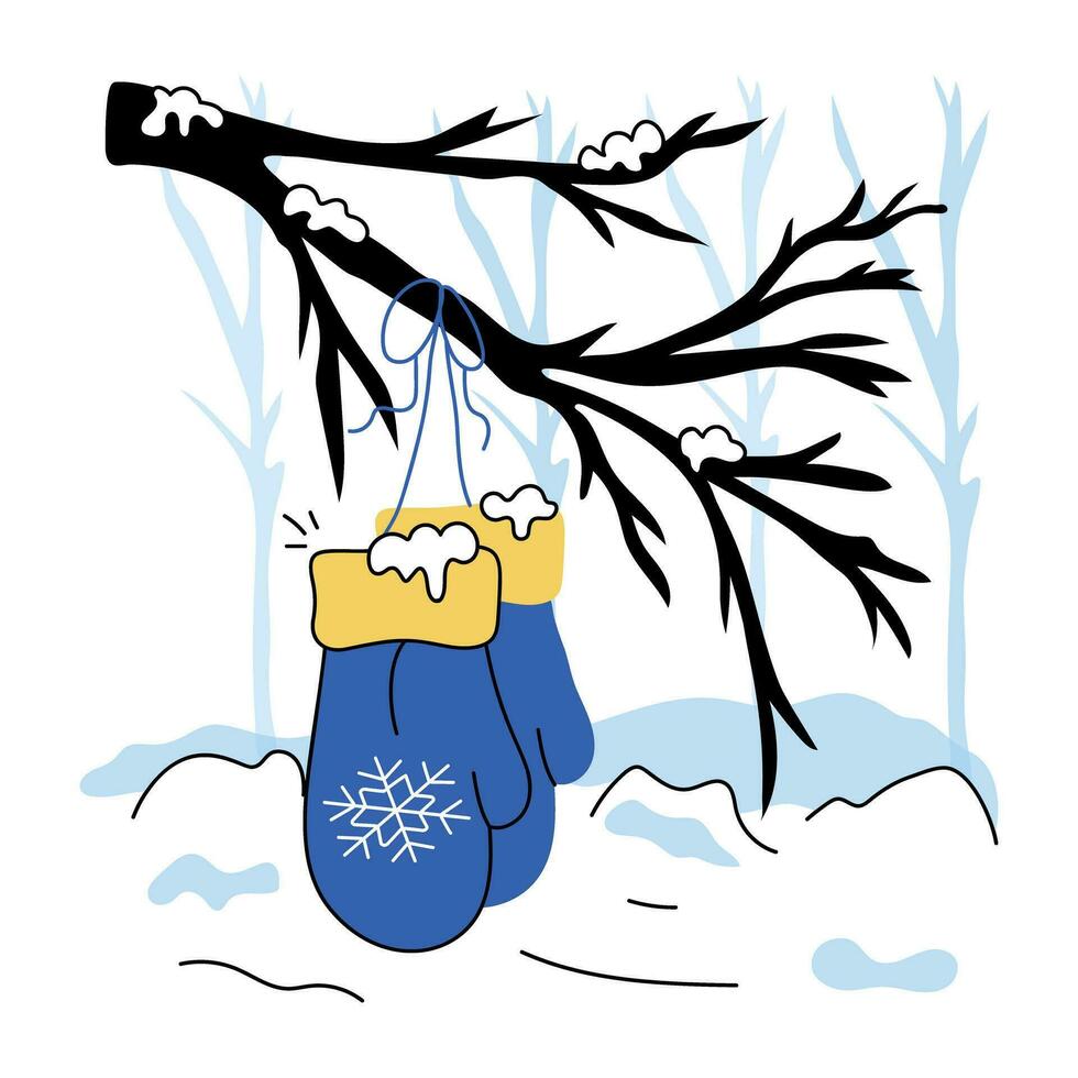 Trendy Winter Season vector