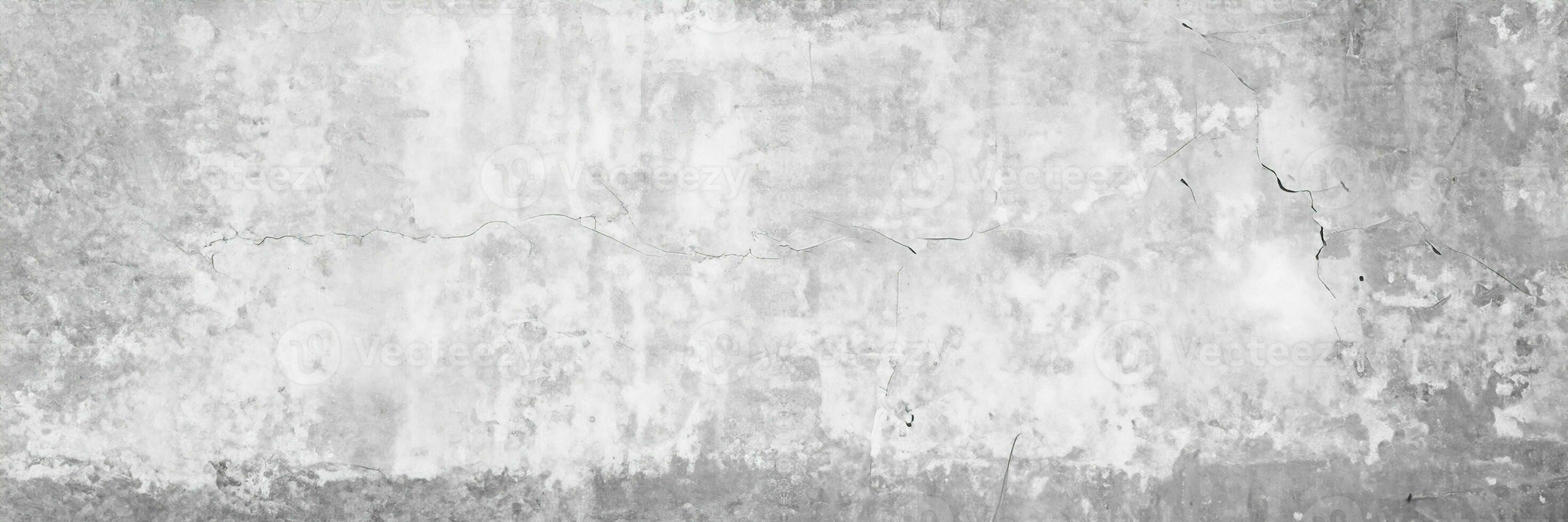 Old wall panorama texture cement dirty gray with black  background abstract grey and silver color design are light with white background. photo