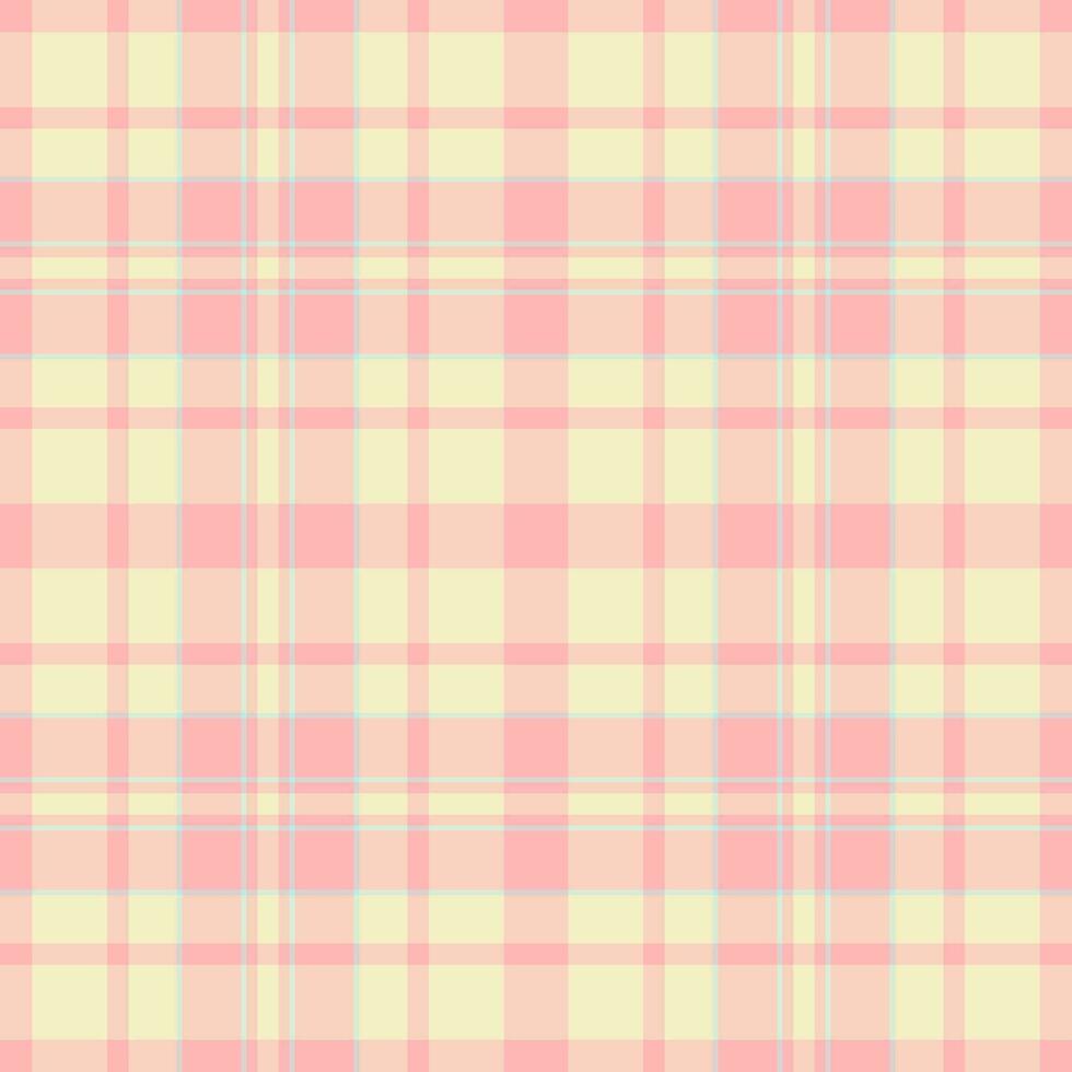 Check vector textile of pattern tartan background with a seamless plaid fabric texture.