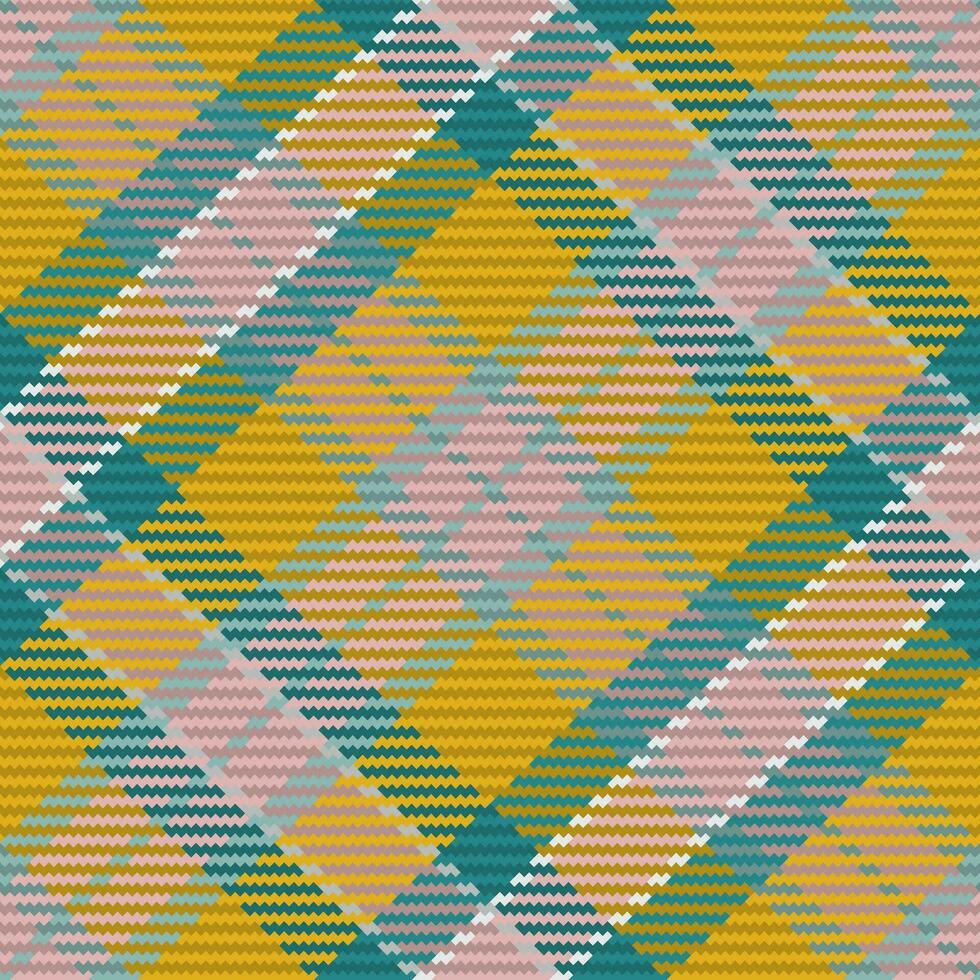 Seamless pattern of scottish tartan plaid. Repeatable background with check fabric texture. Vector backdrop striped textile print.