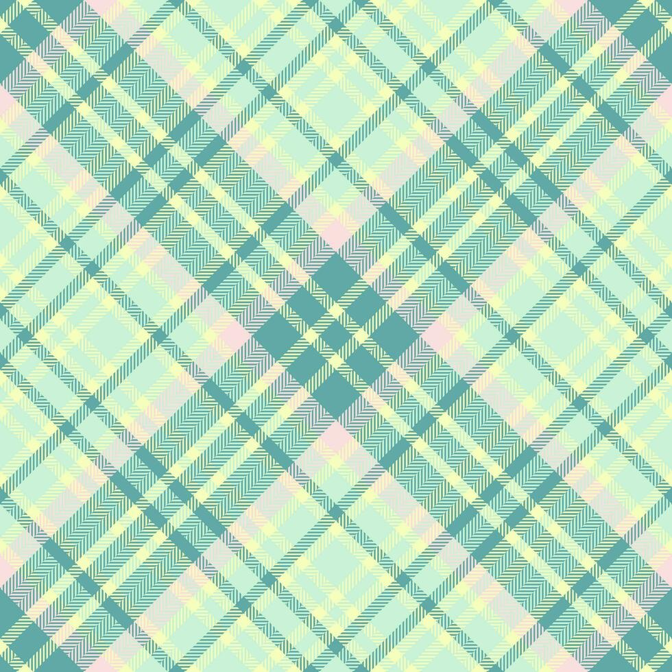 Texture vector plaid of check fabric seamless with a pattern textile tartan background.