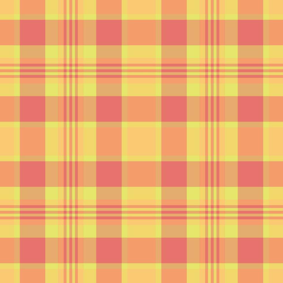Vector plaid background of texture tartan textile with a check fabric seamless pattern.