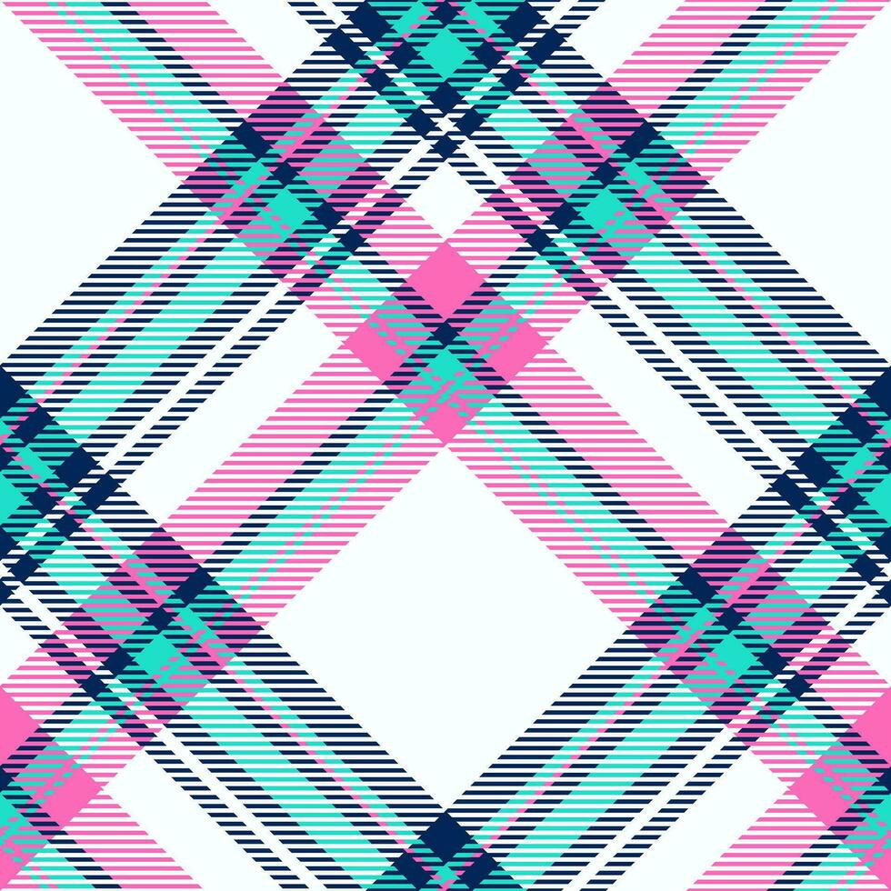 Plaid pattern vector. Check fabric texture. Seamless textile design for clothes, paper print. vector