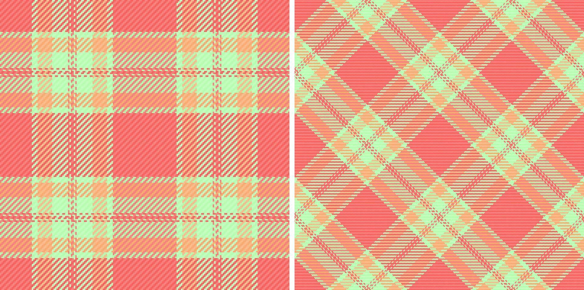 Check textile texture of tartan fabric plaid with a seamless pattern vector background.