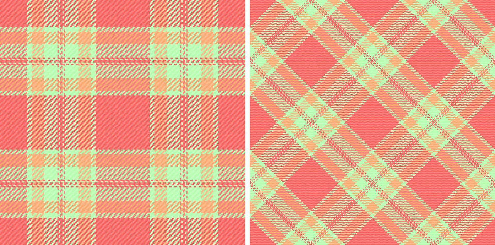 Check textile texture of tartan fabric plaid with a seamless pattern vector background.