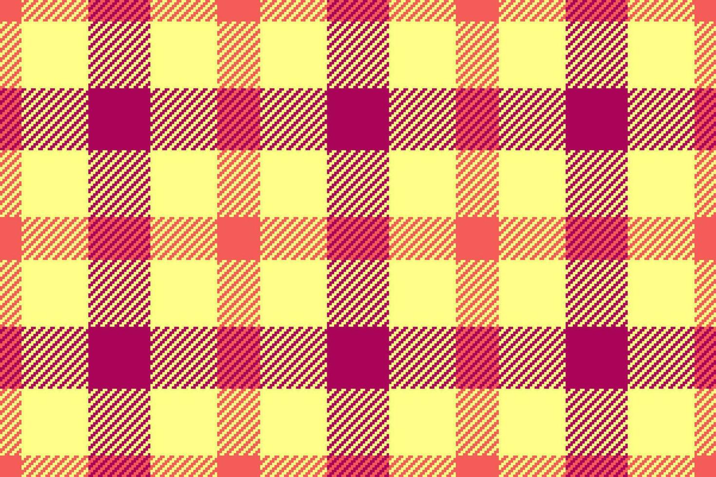 Vector fabric pattern of texture seamless check with a tartan textile plaid background.