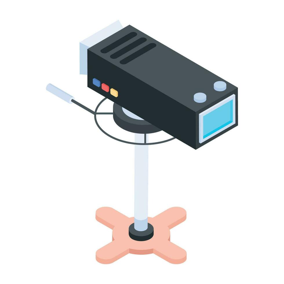 Video Production Handy Isometric Icon vector