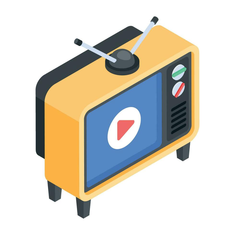 Studio Accessories Isometric Icon vector