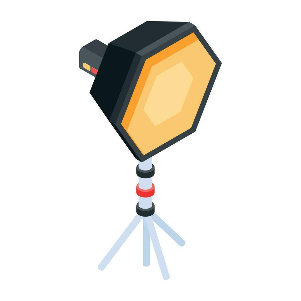 Video Equipment Isometric Icon vector