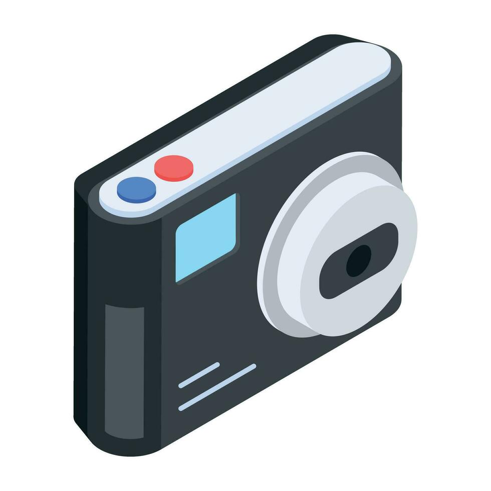 Video Equipment Isometric Icon vector