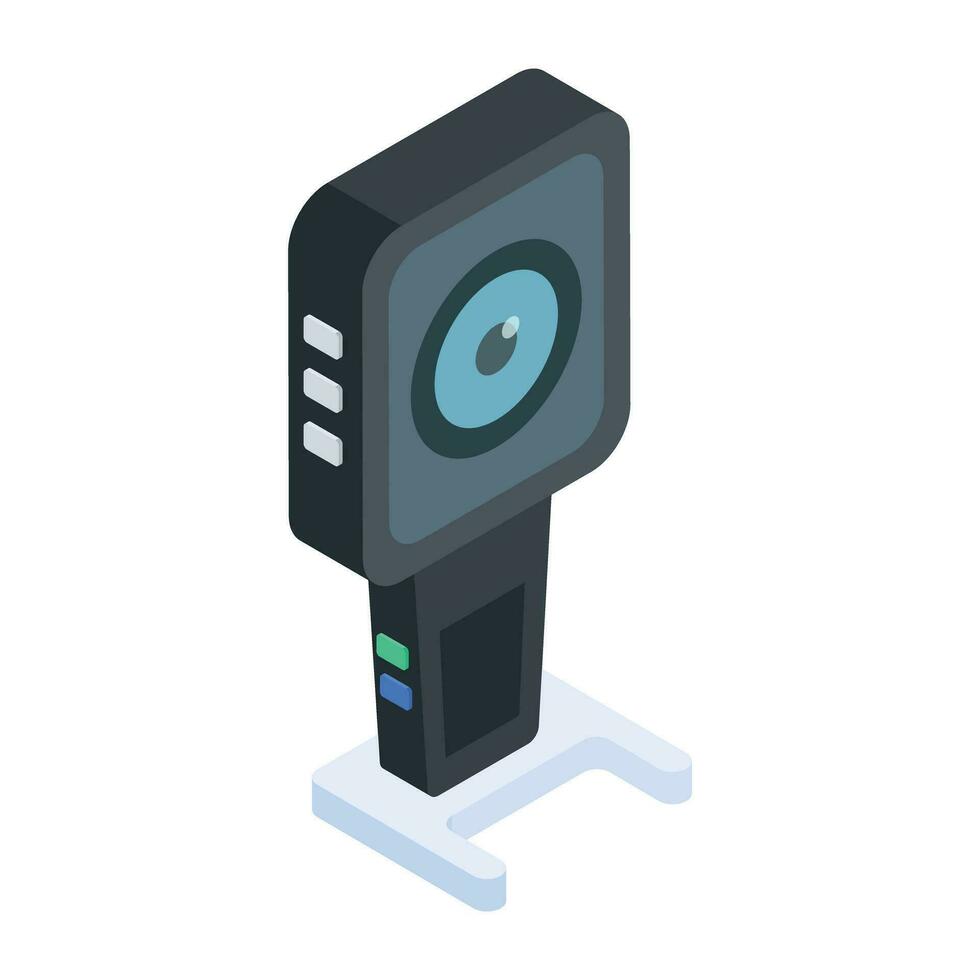 Studio Equipment Isometric Style Icon vector