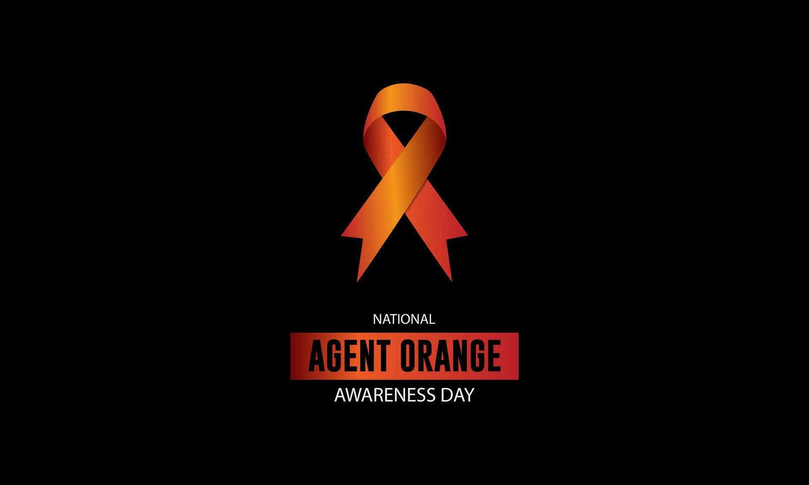 National Agent Orange Awareness Day Background Vector Illustration