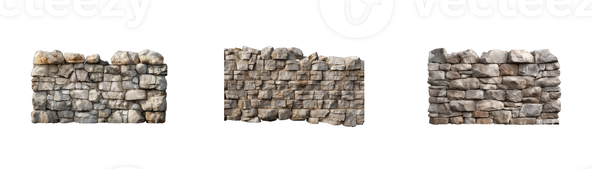 AI generated stone arched in png