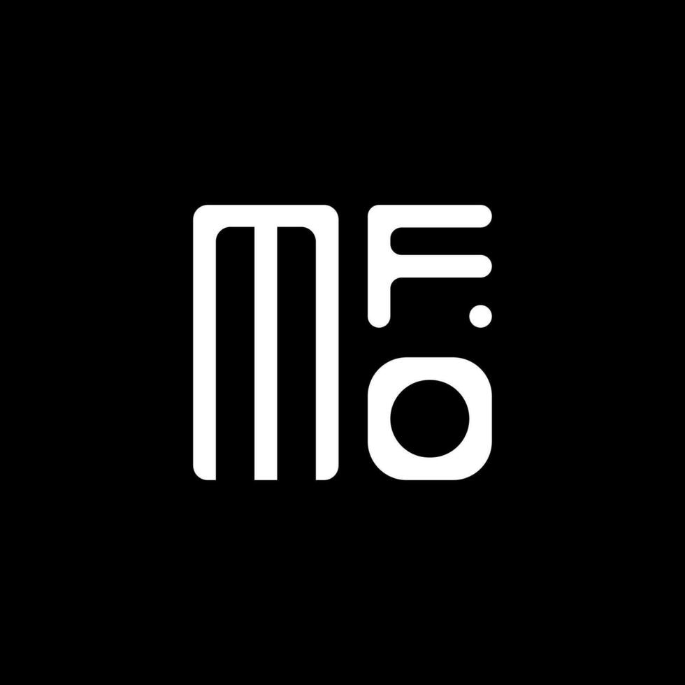 mfo letra logo vector diseño, mfo sencillo y moderno logo. mfo lujoso alfabeto diseño