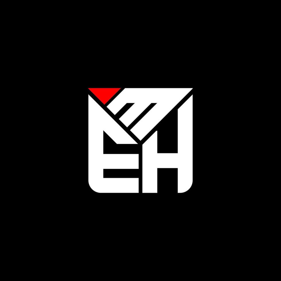 MEH letter logo vector design, MEH simple and modern logo. MEH luxurious alphabet design