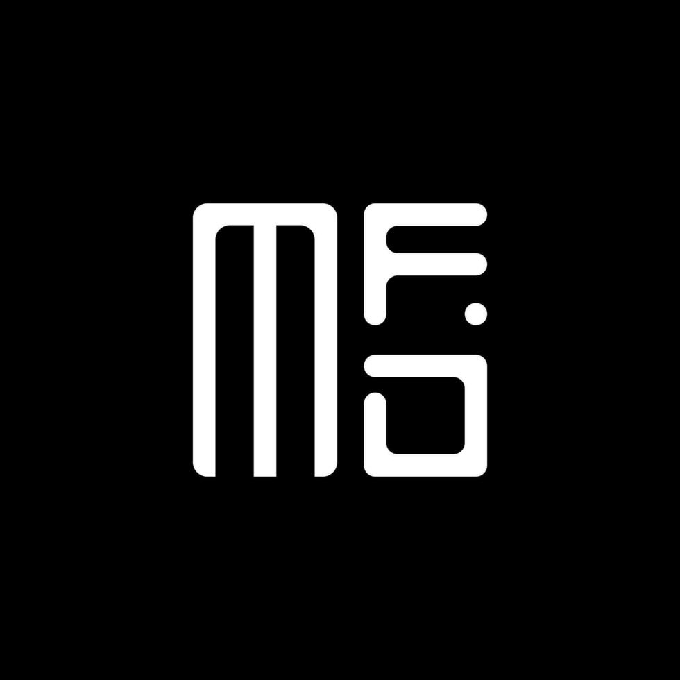 MFD letter logo vector design, MFD simple and modern logo. MFD luxurious alphabet design
