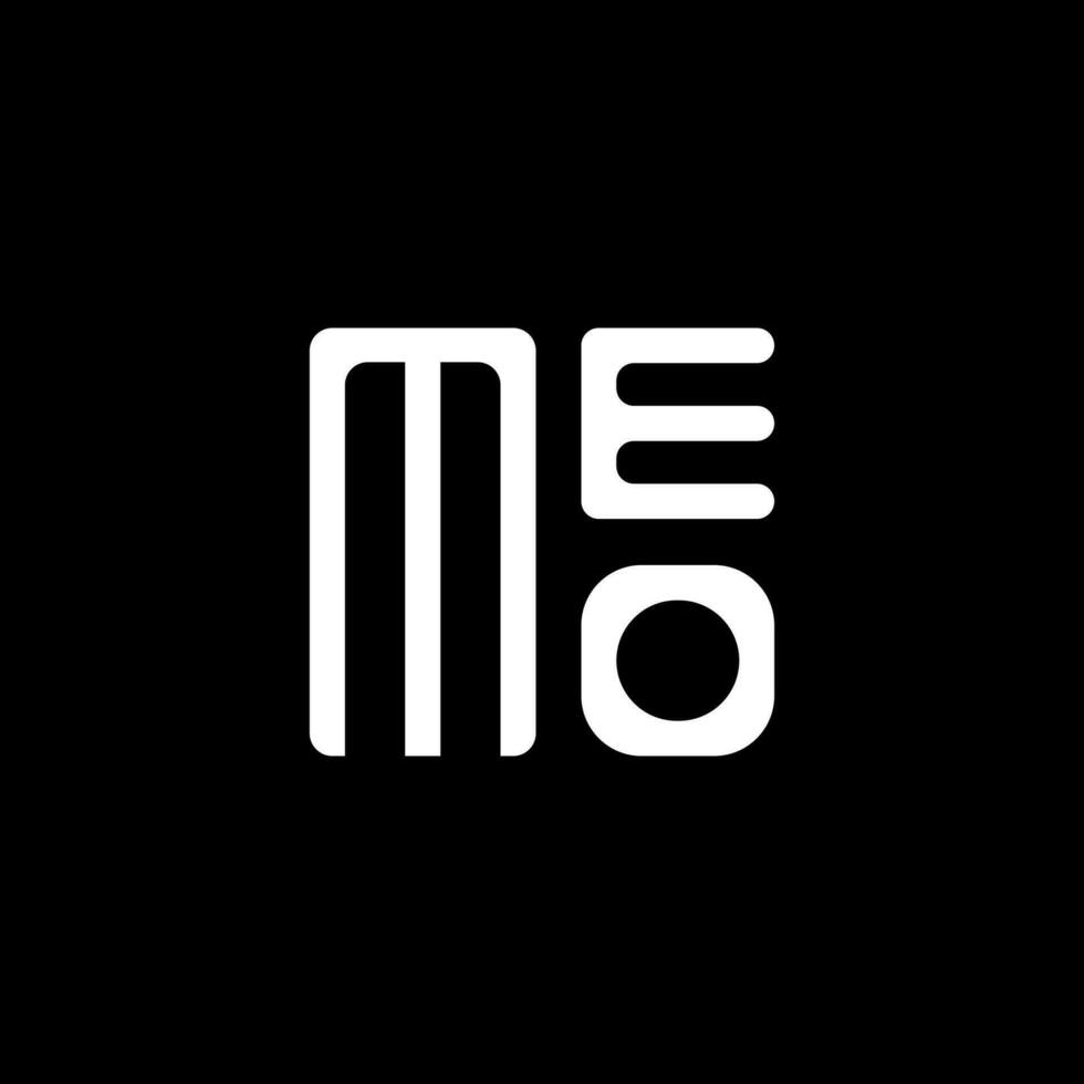 meo letra logo vector diseño, meo sencillo y moderno logo. meo lujoso alfabeto diseño