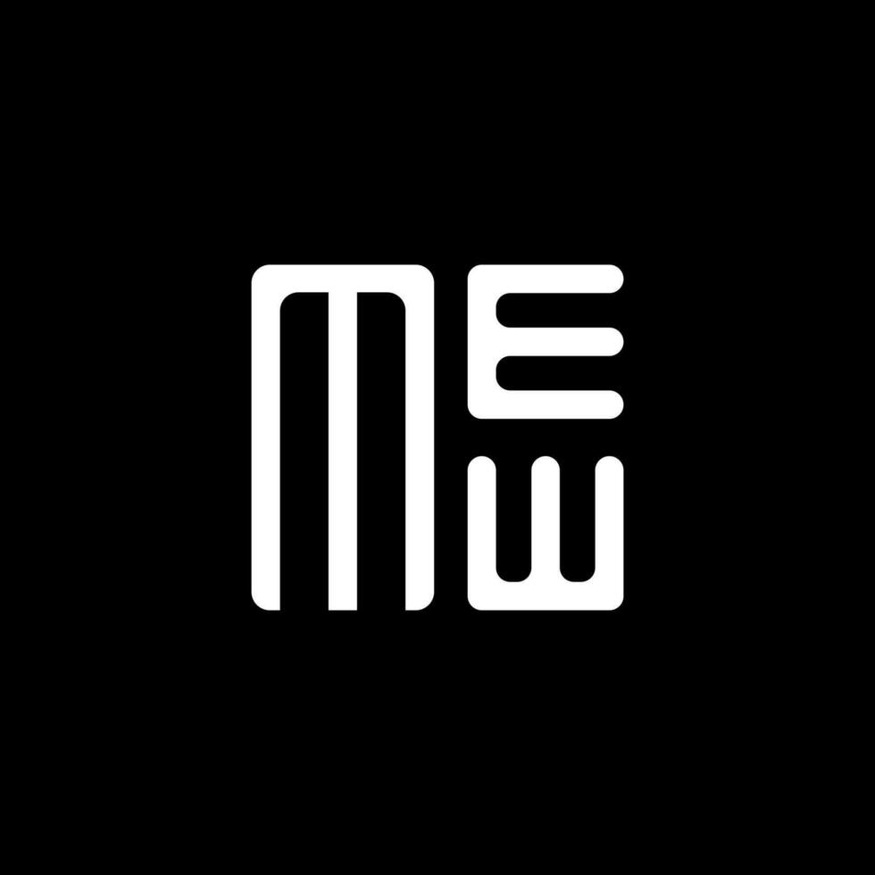 MEW letter logo vector design, MEW simple and modern logo. MEW luxurious alphabet design