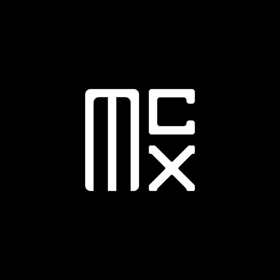 mcx letra logo vector diseño, mcx sencillo y moderno logo. mcx lujoso alfabeto diseño