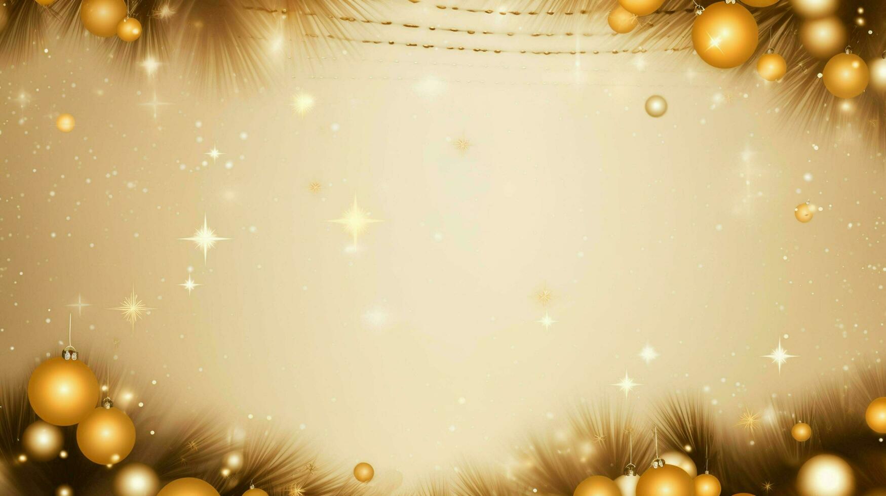 AI generated new year golden luxury background photo