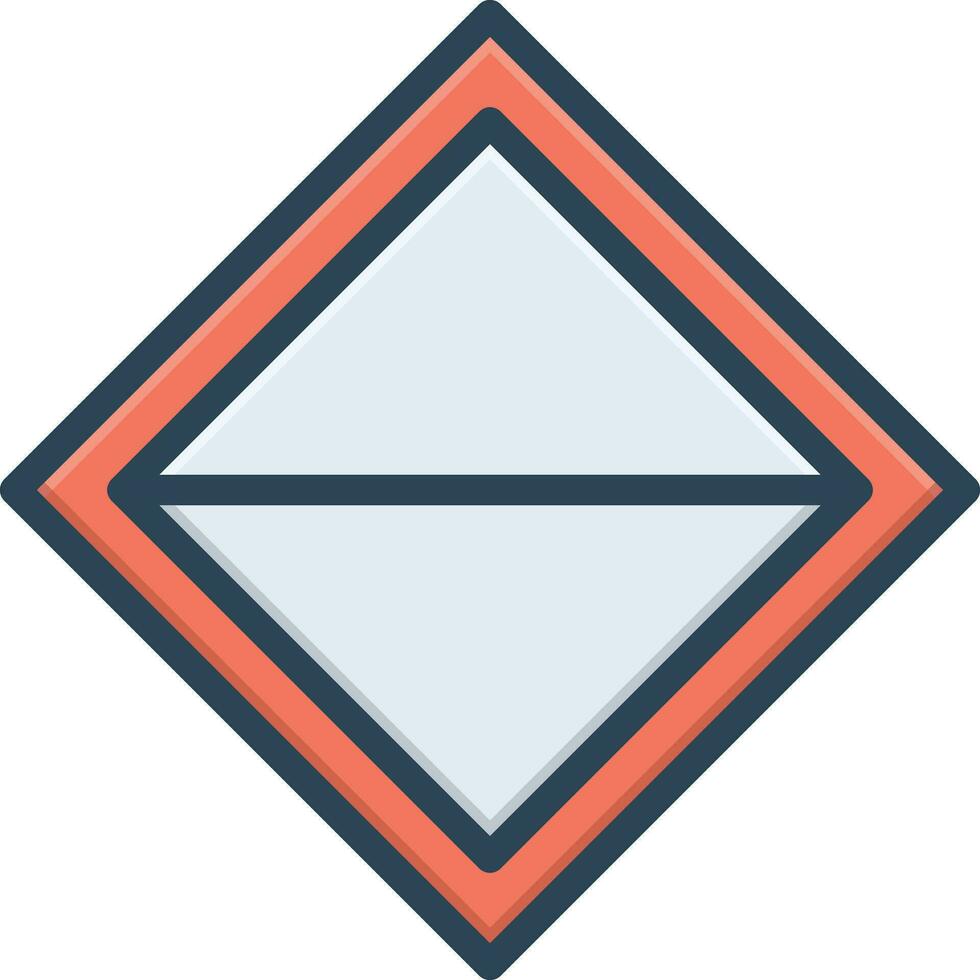 Color icon for stroke vector