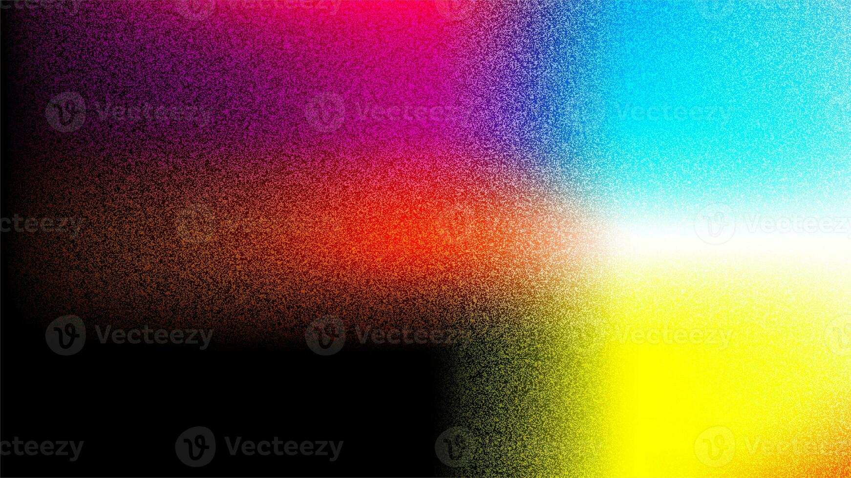 granoso textura ruido efecto resumen negro, azul, amarillo y rojo color degradado antecedentes o fondo de pantalla diseño. utilizar a web bandera, bandera, libro cubrir o encabezamiento póster diseño. foto