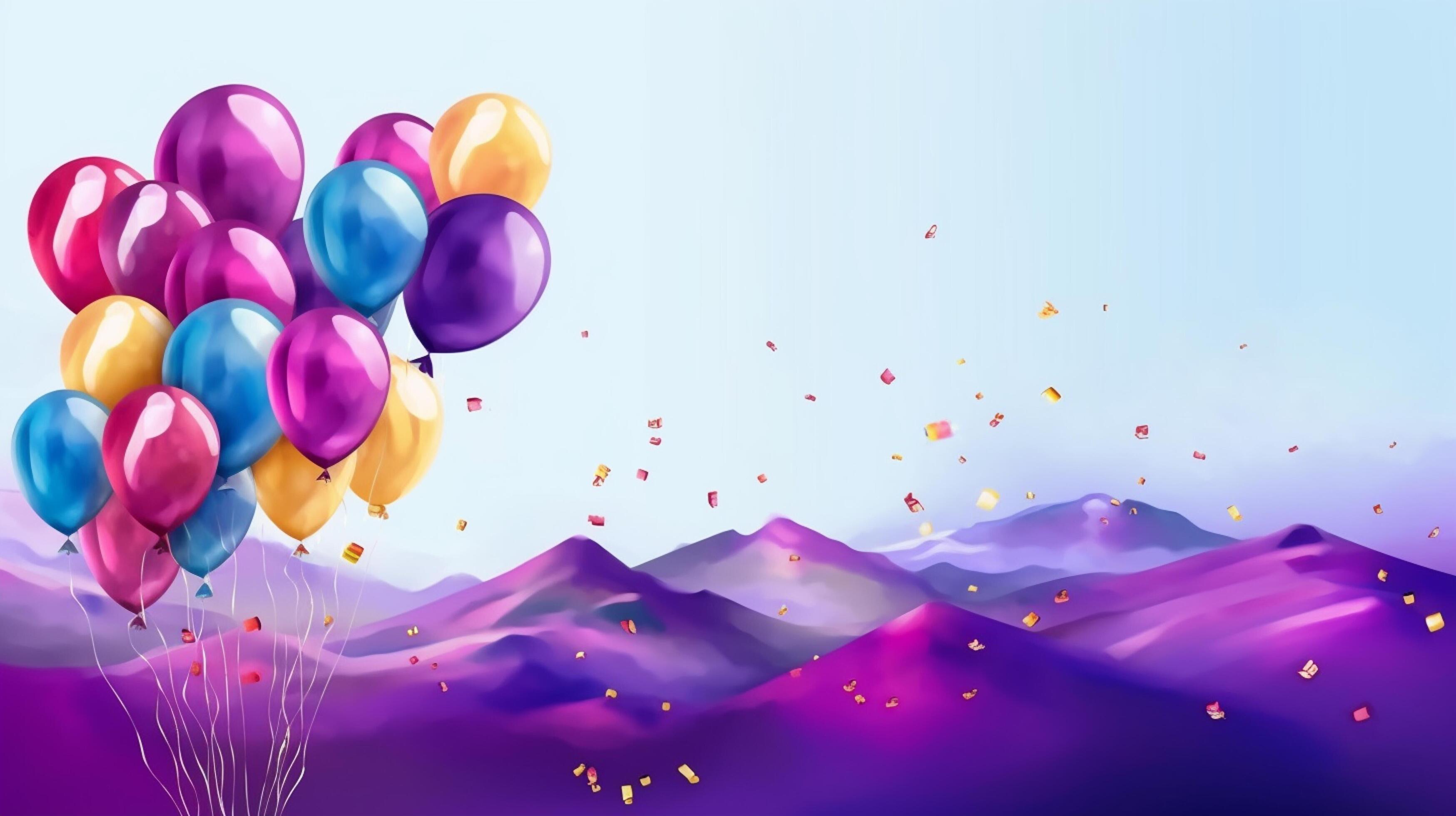 AI generated happy birthday background 35529293 Stock Photo at Vecteezy