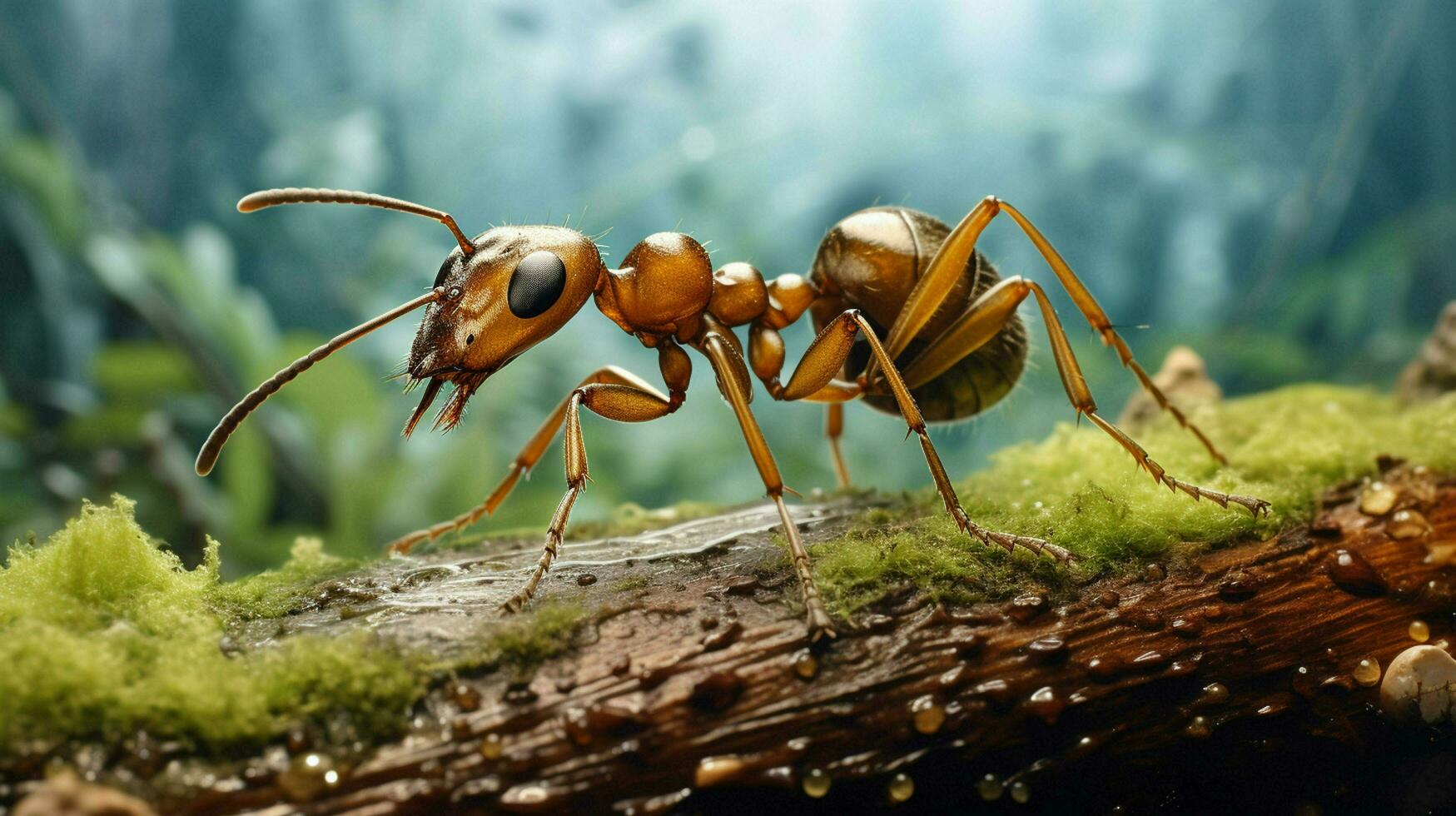 AI generated hyper realistic illustrations of Ant photo