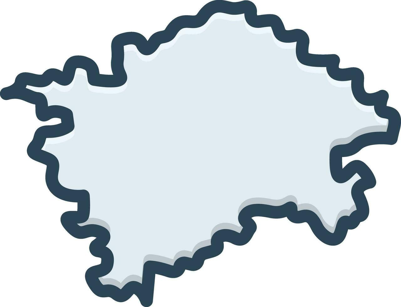 Color icon for prague vector