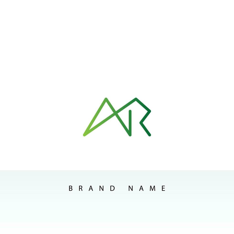 abstract xr logo , modern letter xr logo initials vector