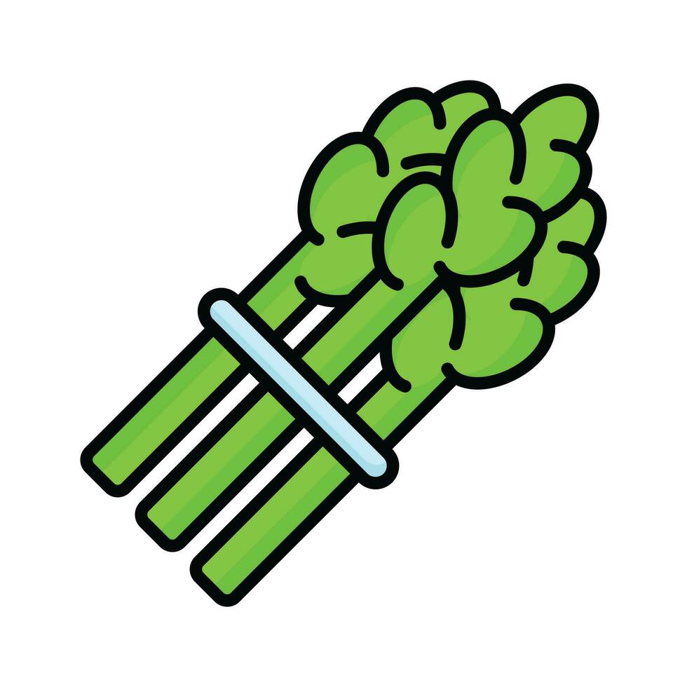 Asparagus vegetable vector design, healthy and organic food