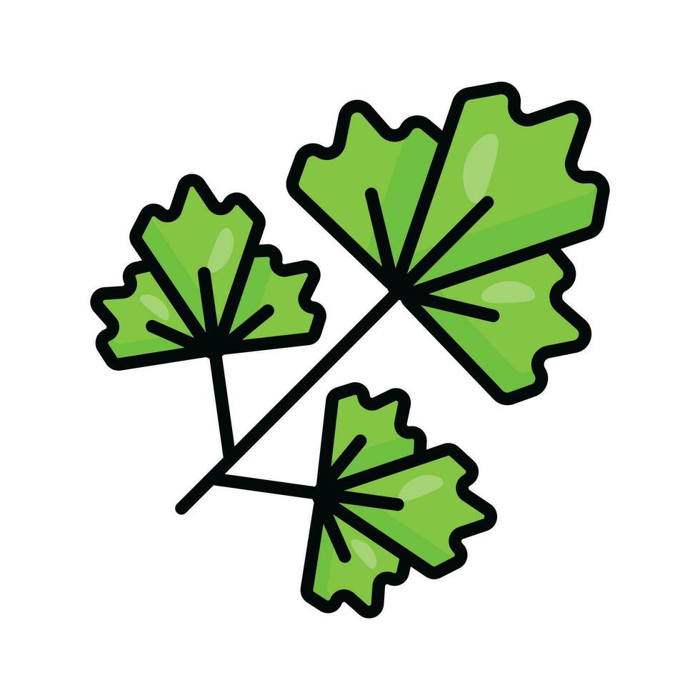 Amazing icon of parsley in trend design style, ready to use vector