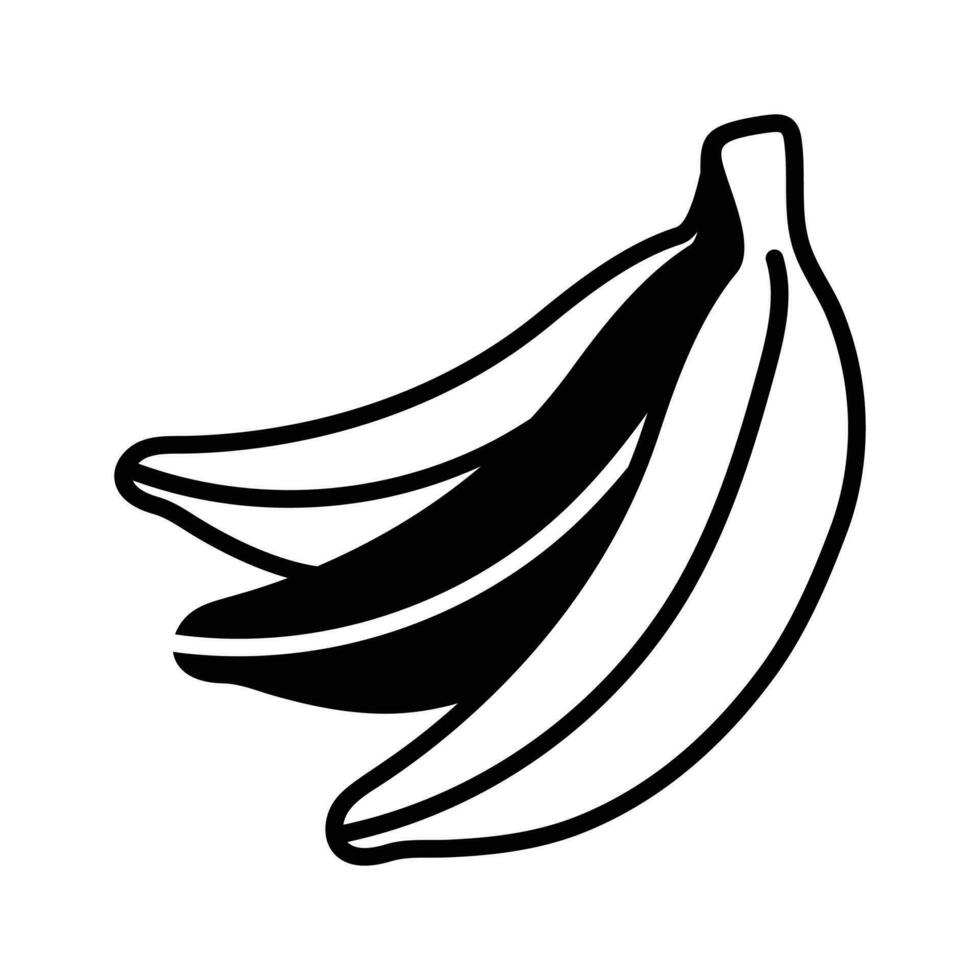 Healthy diet, amazing icon of bananas, ready to use vector