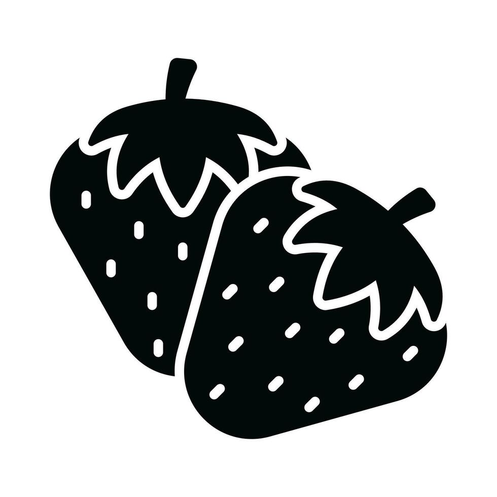 Take a look at this beautifully designed icon of strawberry, modern design style vector