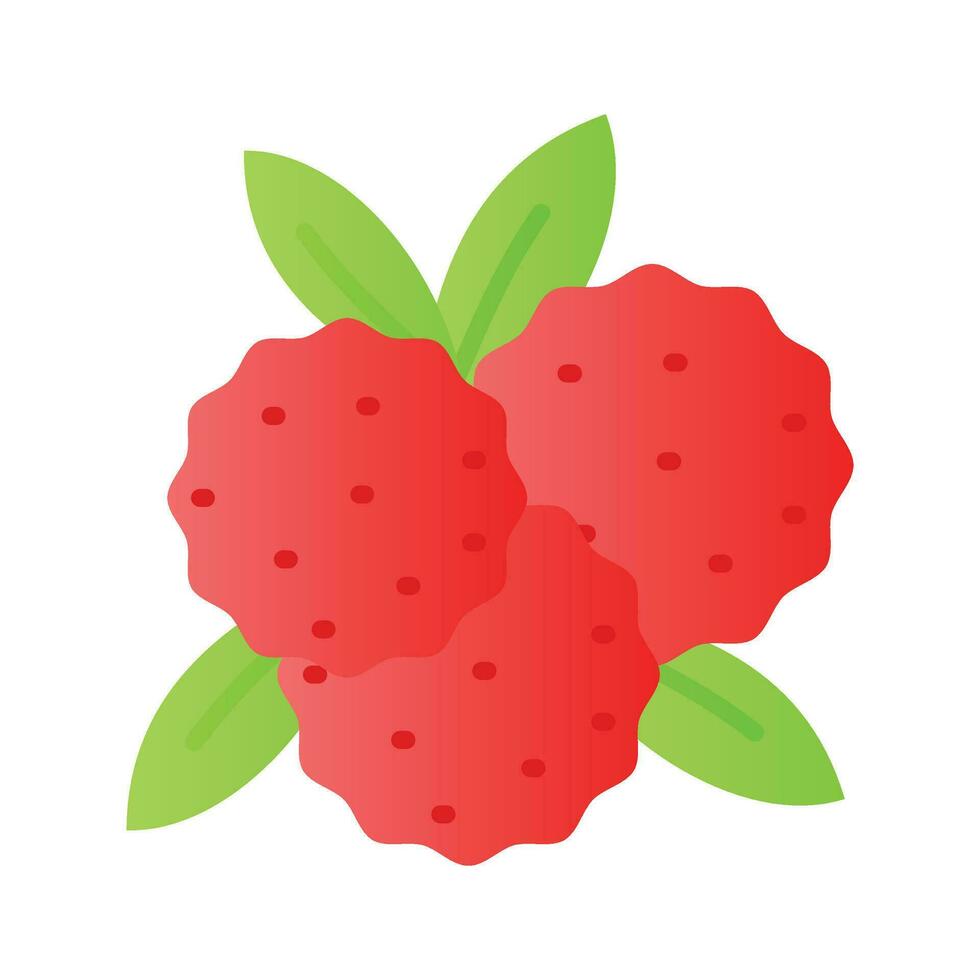 Bayberry vector design in modern design style, Myrica, yangmei, candleberry, sweet gale, or wax myrtle berry icon