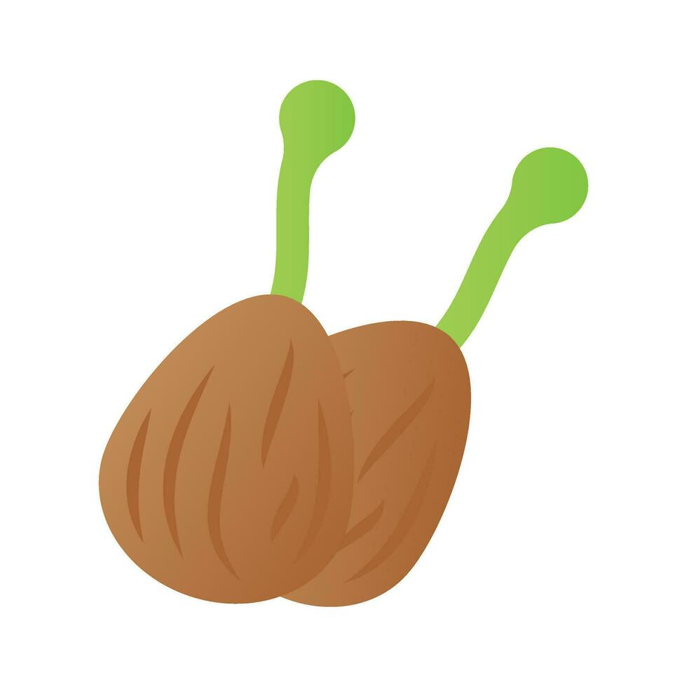 Beautifully designed icon of capers, vegetarian food vector