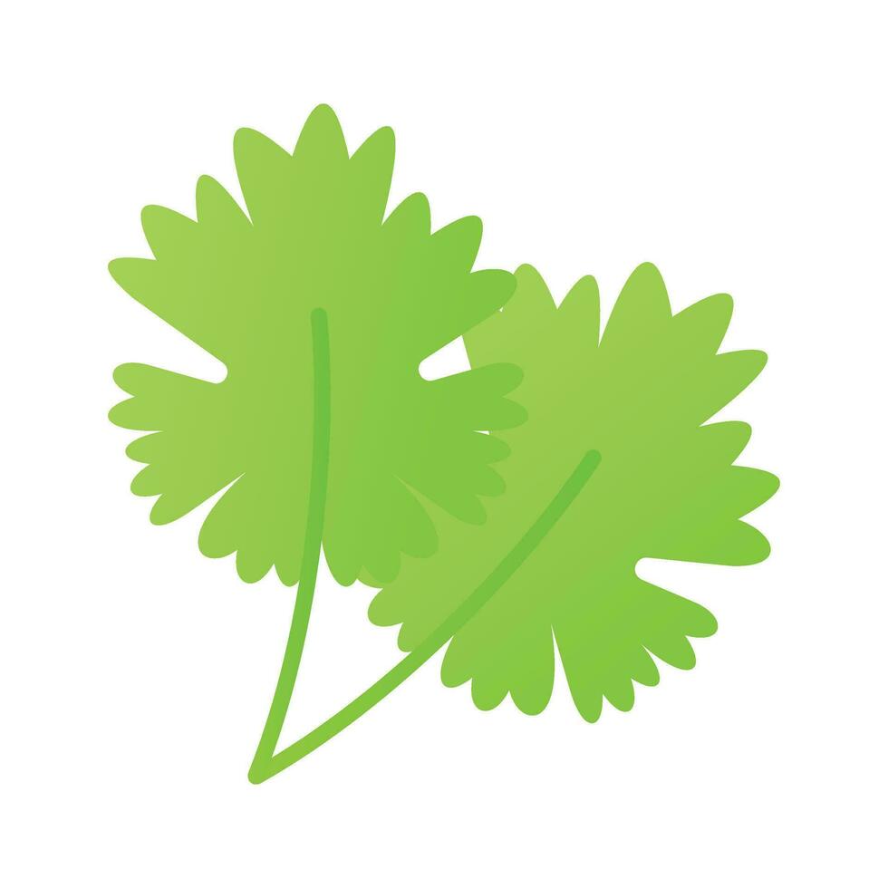 Amazing icon of coriander in trend design style, ready to use vector